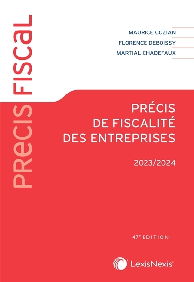 Précis de fiscalité des entreprises 2023 - 2024 (Broché)