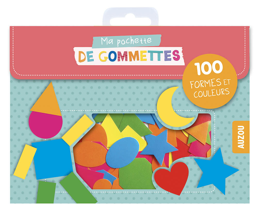 MA POCHETTE DE GOMMETTES - 100 GOMMETTES FORMES ET COULEURS (Jeunesse)