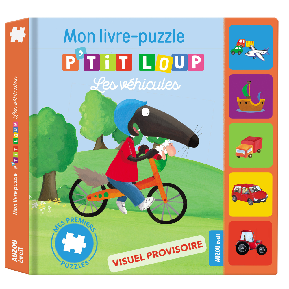 MES PREMIERS PUZZLES - P'TIT LOUP DECOUVRE LES VÉHICULES (Jeunesse)