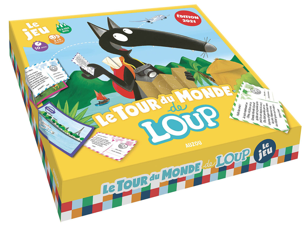Le tour du monde de Loup : le jeu (Coffret)