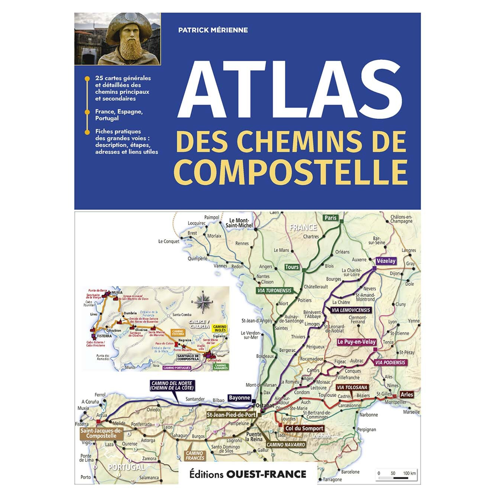Atlas des chemins de Compostelle (Broché)