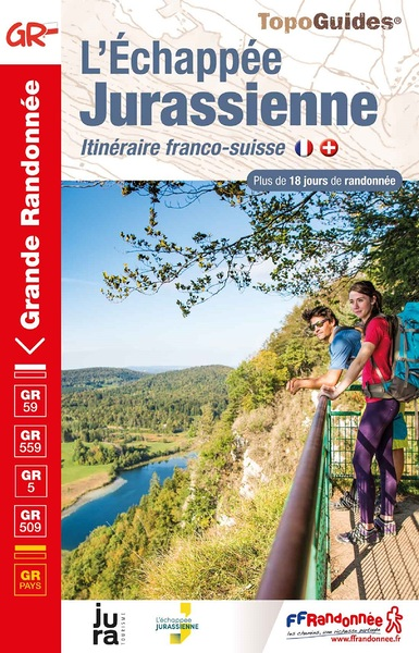 L'Echappée Jurassienne - Itinéraire franco-suisse (Broché)