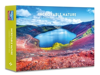 Agenda - Calendrier Incroyable nature 2024 (Etui)