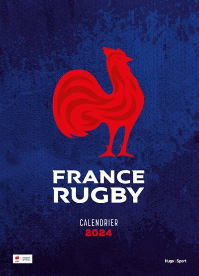 Calendrier mural officiel du XV de France 2024 (Broché)