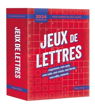 Mon année - 365 jeux de lettres 2024 (Broché)