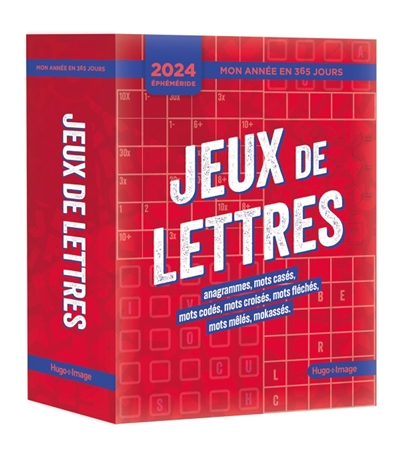 Mon année - 365 jeux de lettres 2024 (Broché)