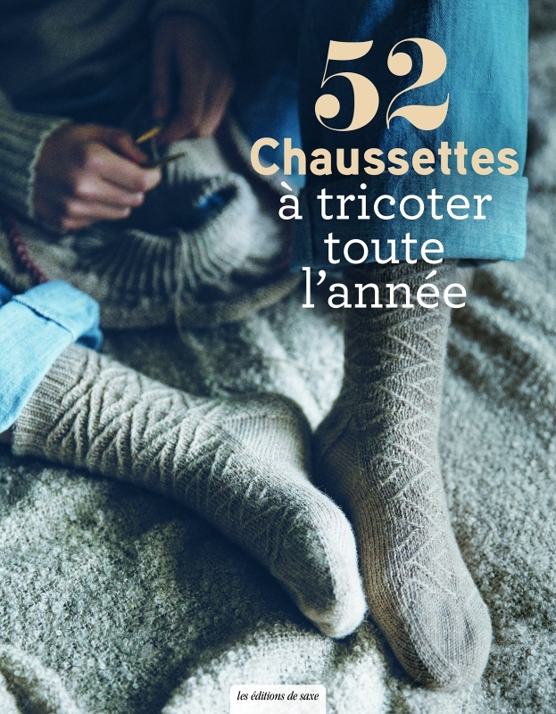 52 chaussettes à tricoter toute l'année (Broché)