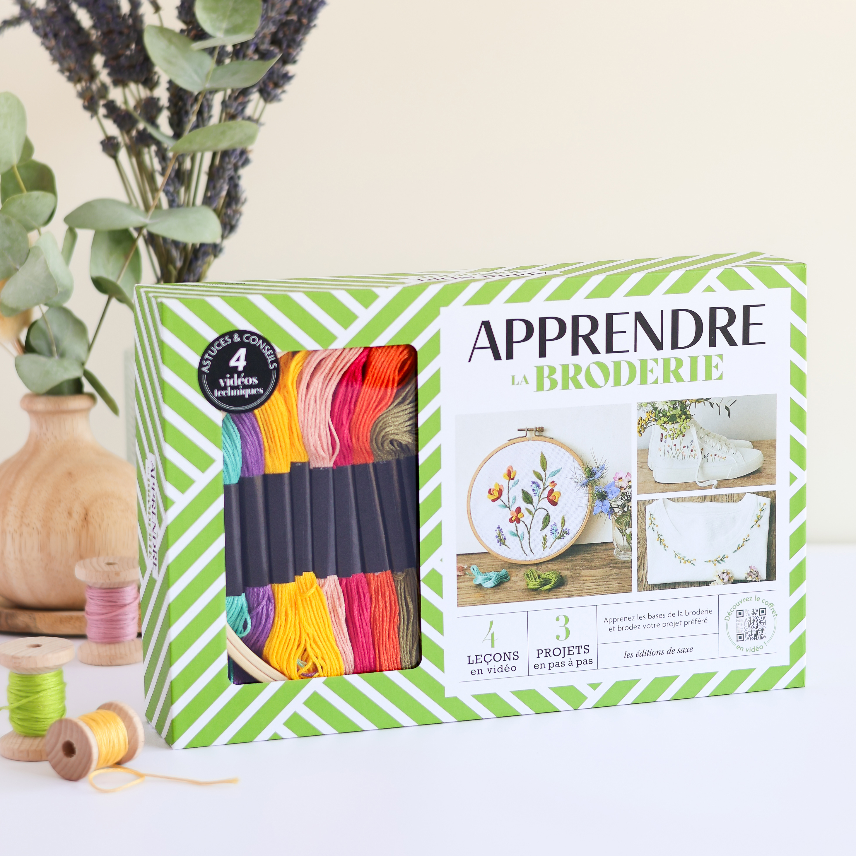 Apprendre la broderie (Coffret)