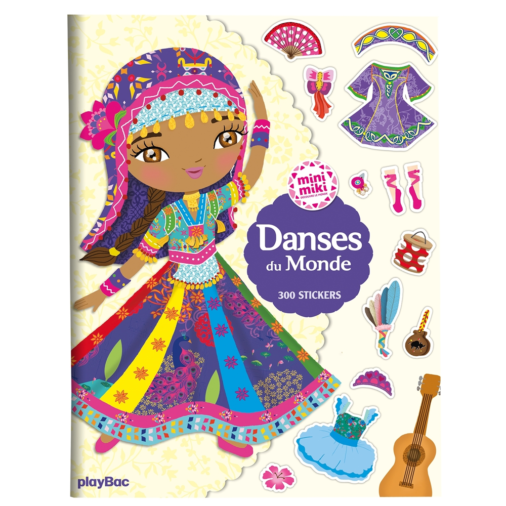 Minimiki - Cahier de stickers Danses du monde - Nouvelle édition (Broché)