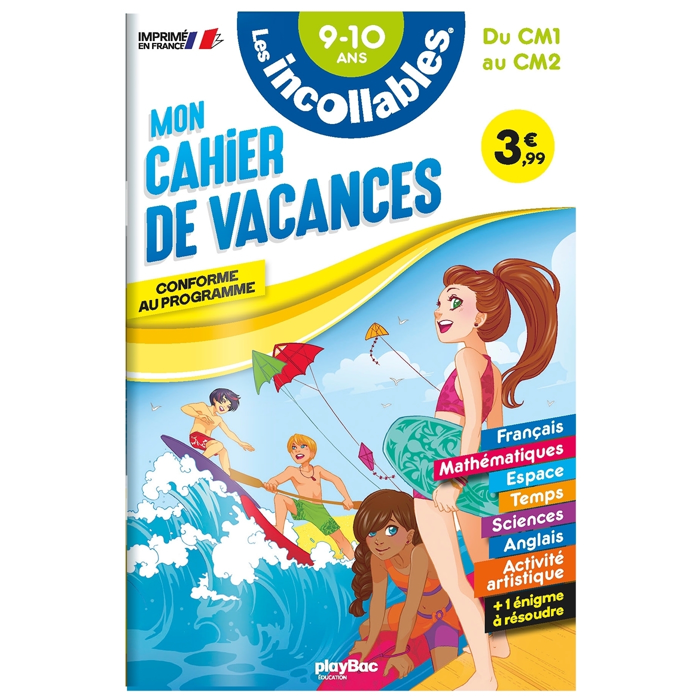 Cahier de vacances - Les incollables - CM1 au CM2 - 9/10 ans (Broché)