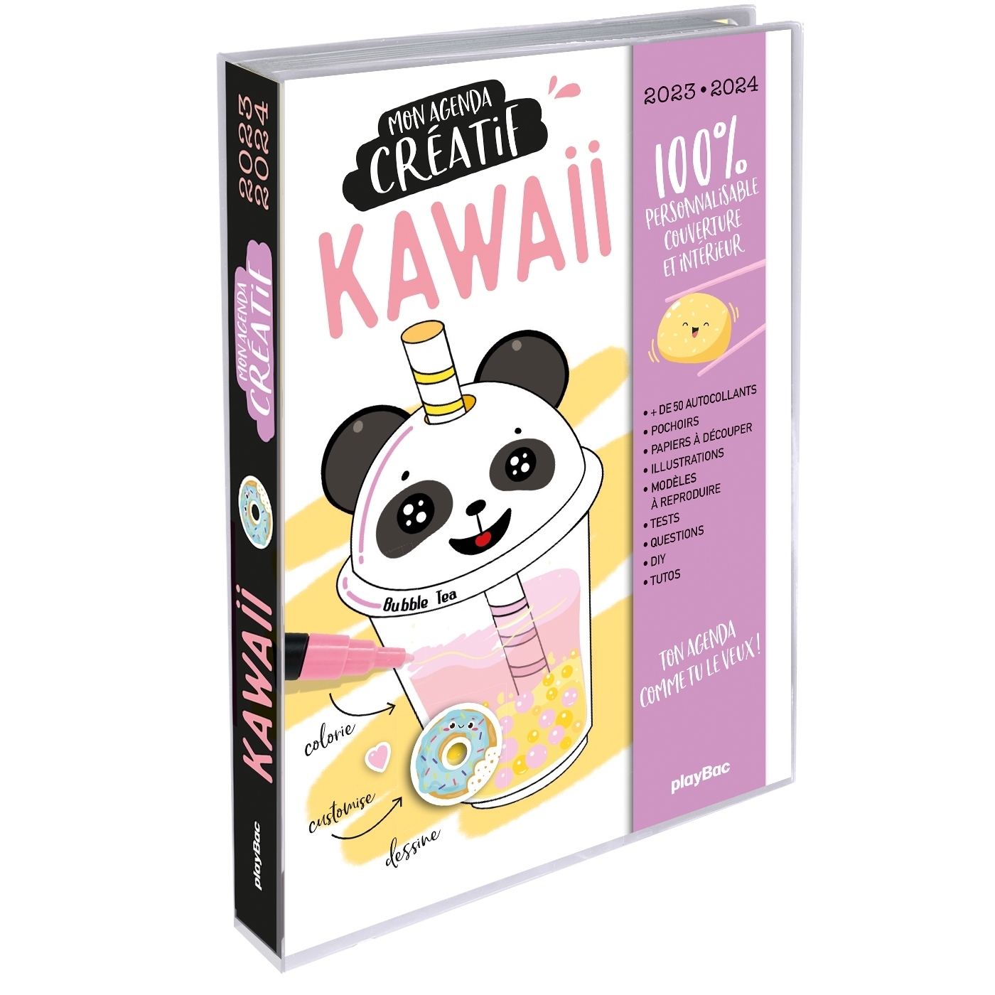 AGENDA SCOLAIRE DIY KAWAI 2023-2024 (Broché)