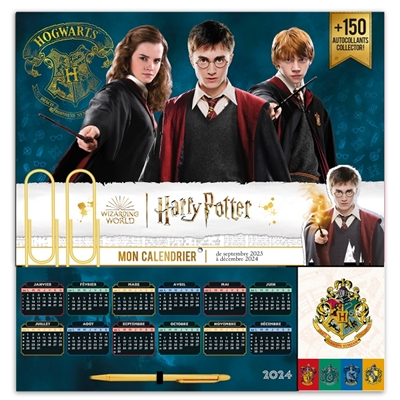 Mon calendrier organiseur Harry Potter 2023-2024 (Broché)