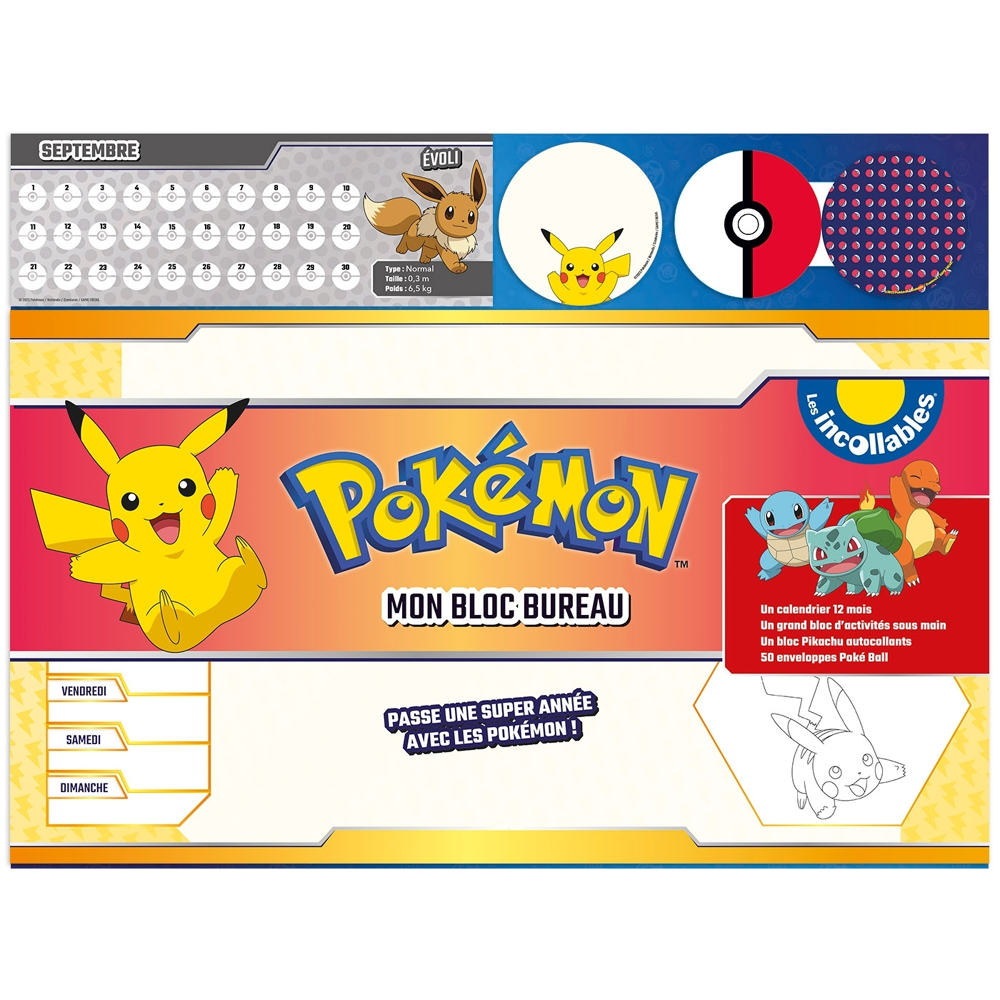 Set de bureau Pokémon (Broché)