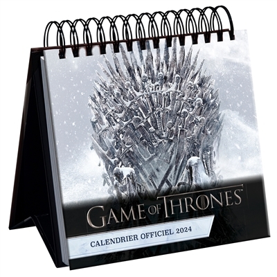 Games of Thrones Calendrier photos officiel 2024 (Spirale)