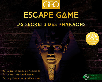 Escape Game GEO - Les Secrets des pharaons (Coffret)