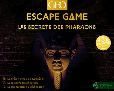 Escape Game GEO - Les Secrets des pharaons (Coffret)