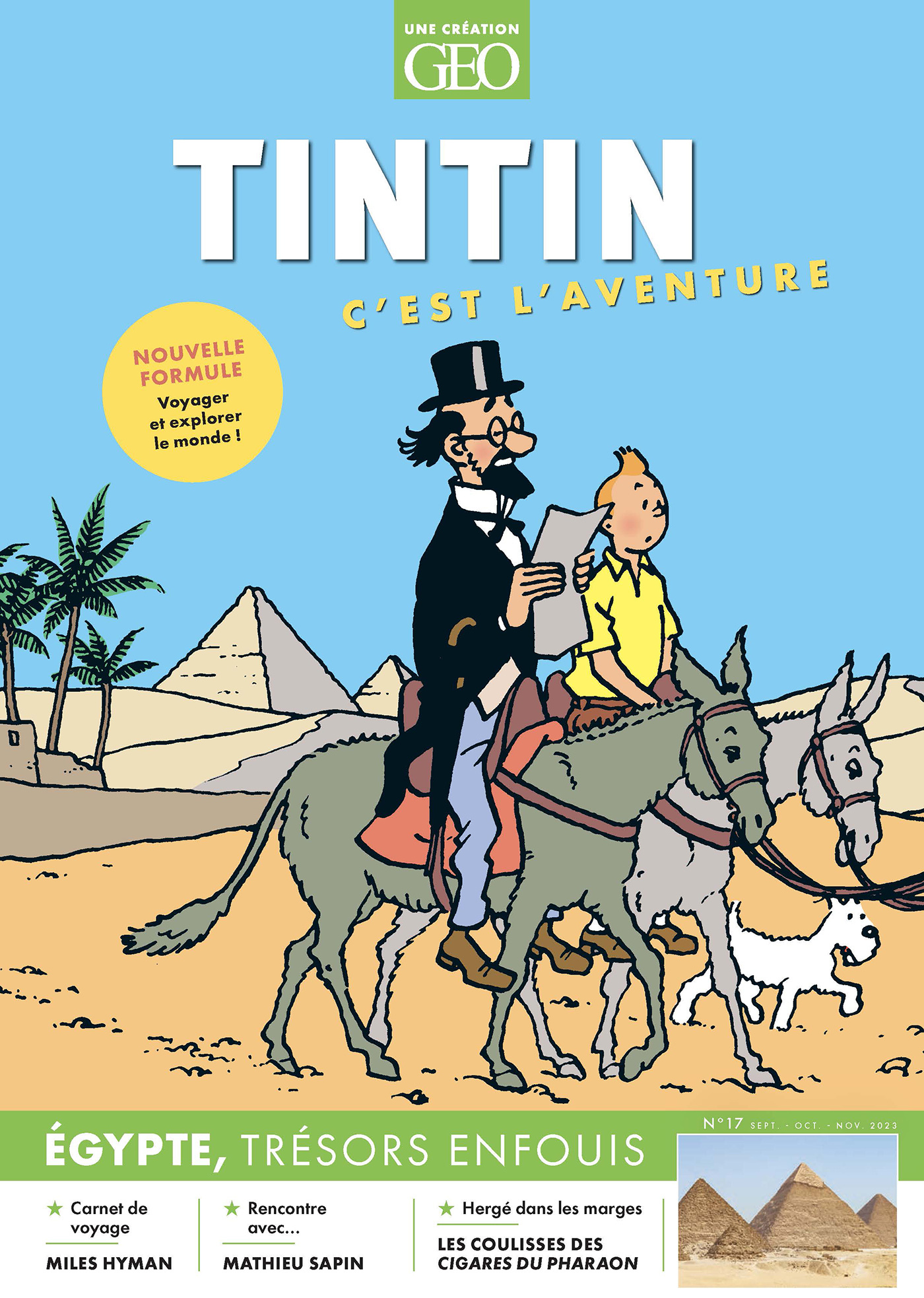 Tintin c'est l'aventure n°17 - L'Égypte (Revue)
