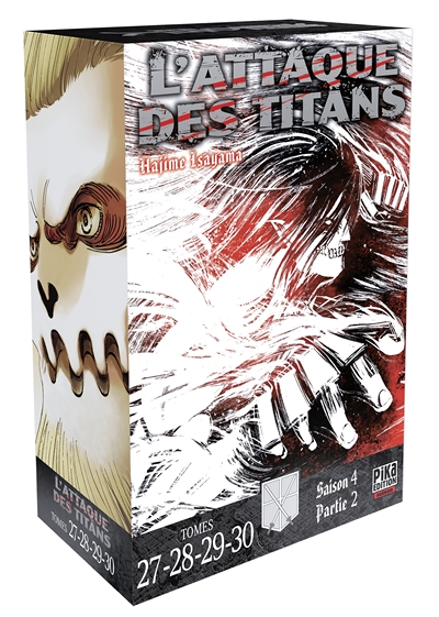 L'Attaque des Titans Coffret Tome 27 à Tome 30 - Coffret 4 tomes (Manga)