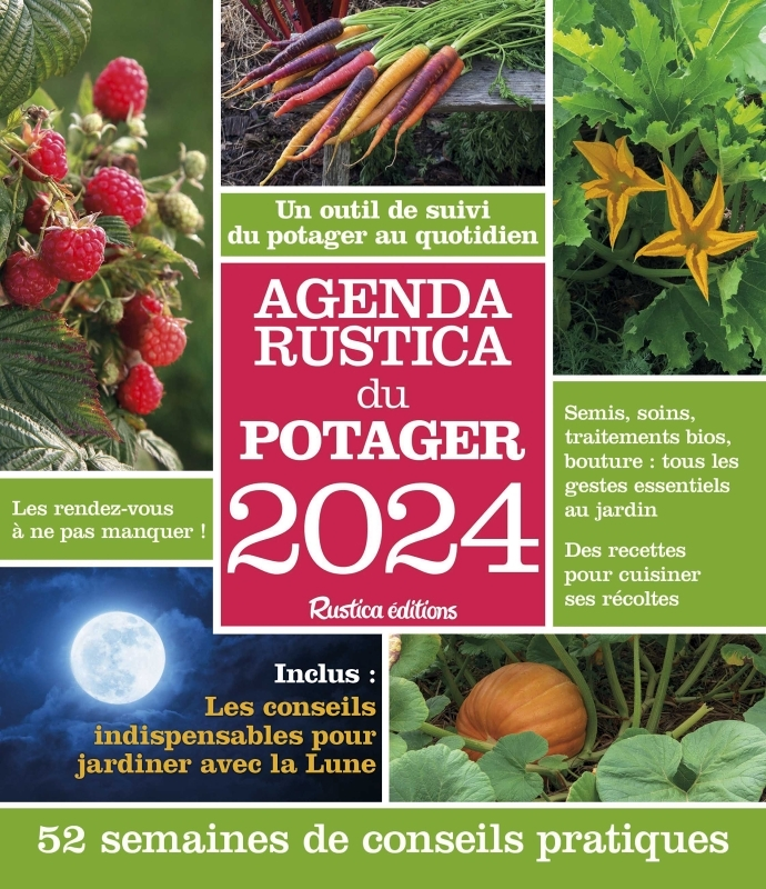 Agenda Rustica du potager 2024 (Broché)
