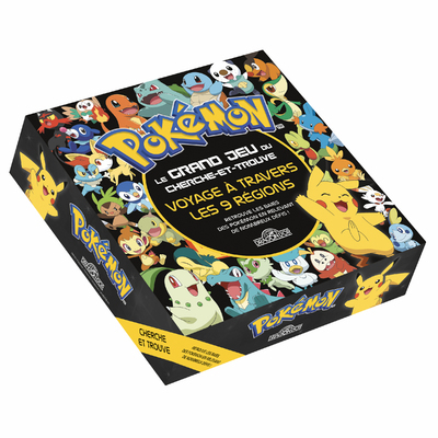 Pokémon - Le grand jeu du cherche-et-trouve - Voyage à travers les 9 régions (Coffret)