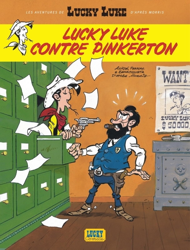 Les Aventures de Lucky Luke d'après Morris - Tome 4 - Lucky Luke contre Pinkerton (BD)