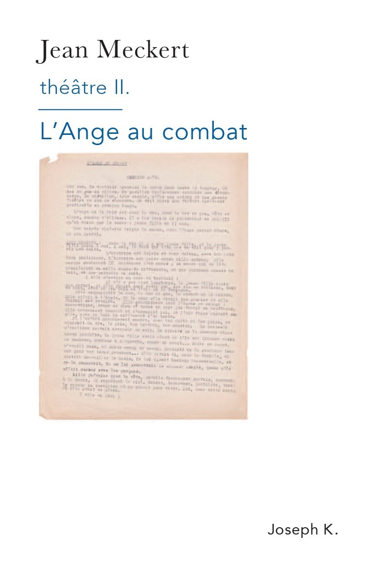 Théâtre II, L'Ange au combat (Grand format)