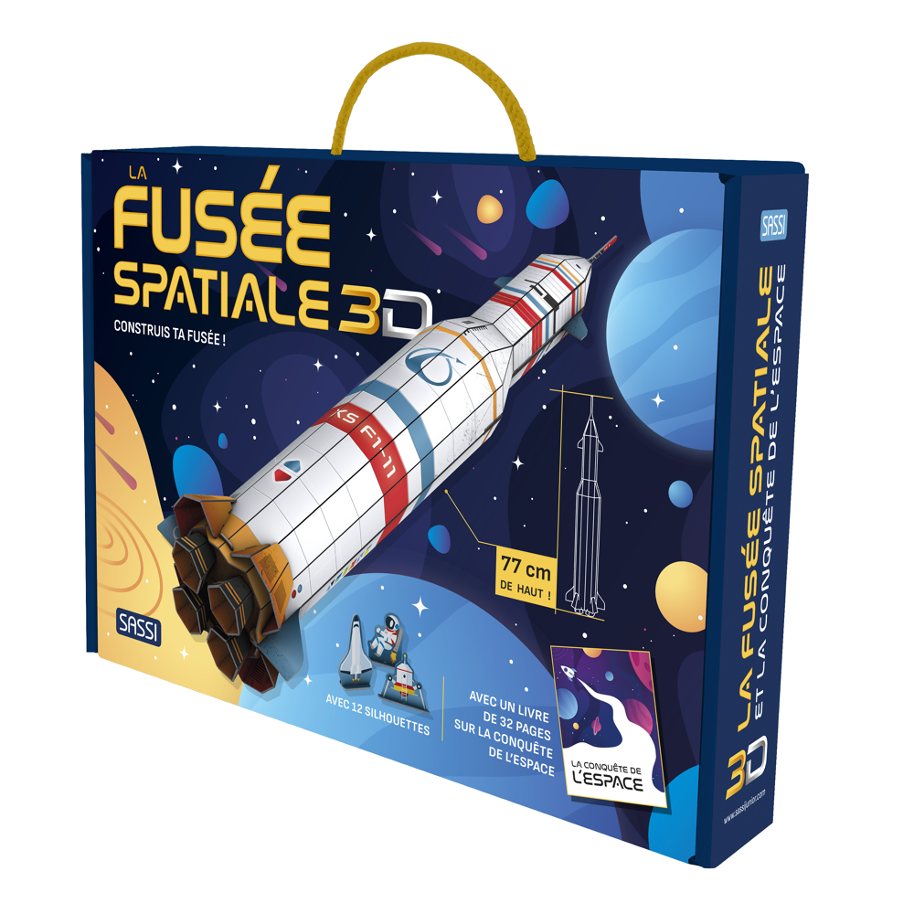 La fusée spatiale 3D : construis ta fusée ! (Broché)