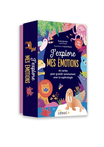 J'explore mes émotions - 60 cartes pour grandir sereinement avec la sophrologie (Coffret)