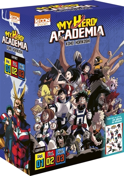 Coffret My Hero Academia vol. 1 à 3 (Manga)