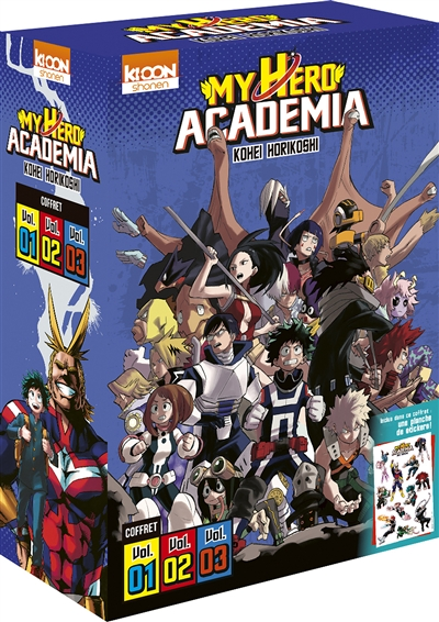 Coffret My Hero Academia vol. 1 à 3 (Manga)
