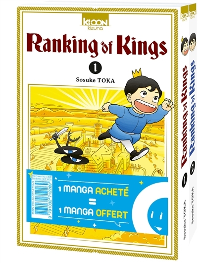 Pack offre découverte Ranking of Kings Tome 1 & Tome 2 (Manga)