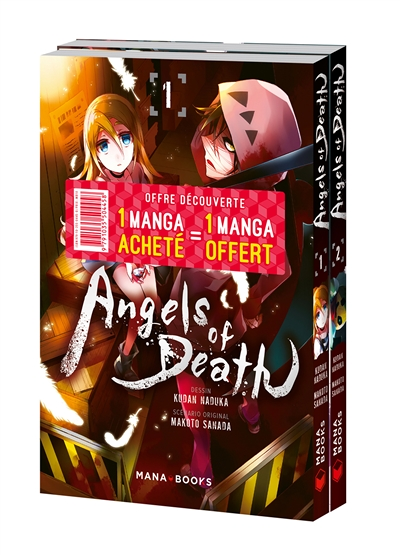 Pack découverte Angels of Death Tome 1 & Tome 2 (Manga)