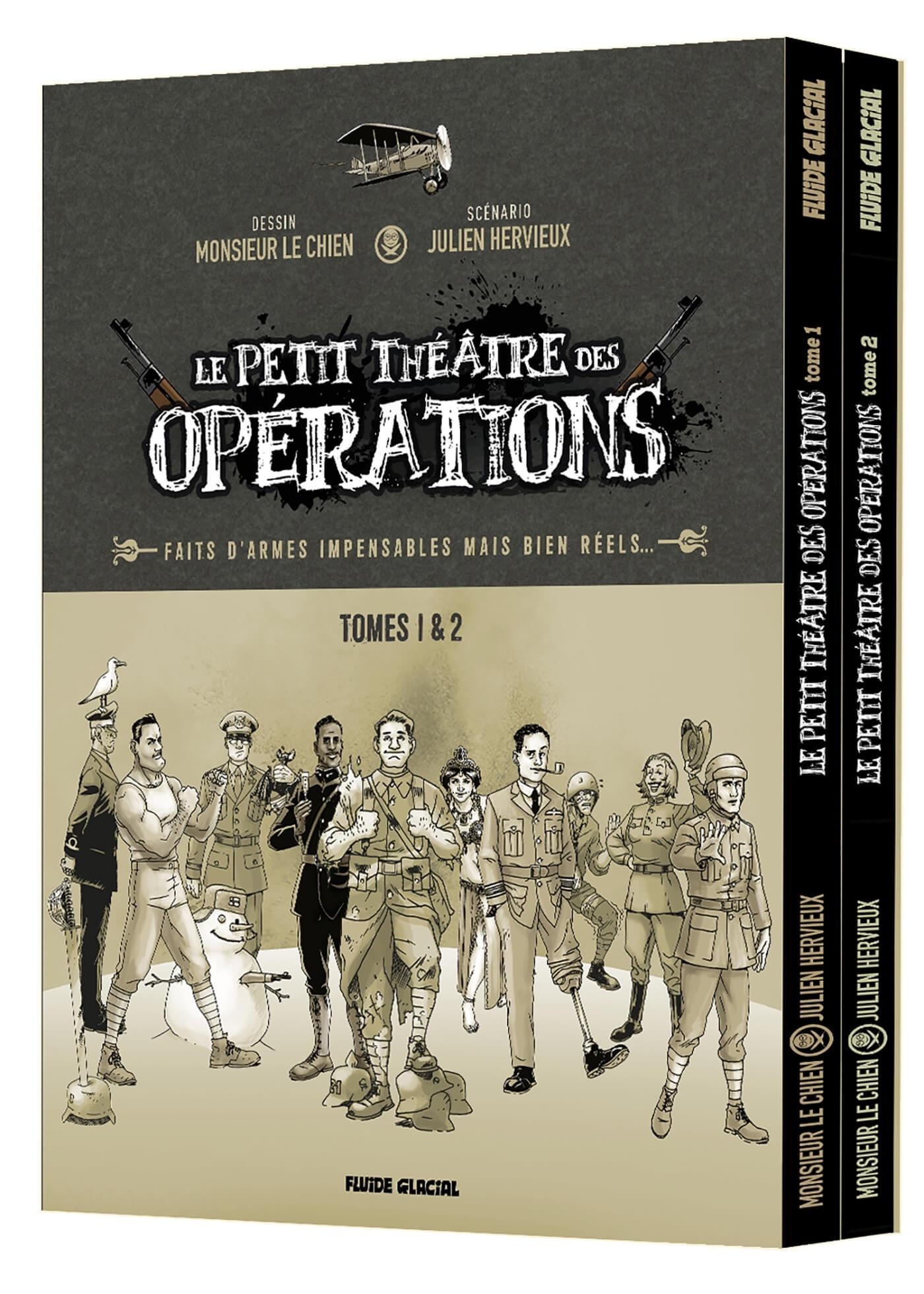 Petit Théâtre des opérations (Le) - coffret tomes 01 et 02 - Faits d'armes impensables mais bien rée