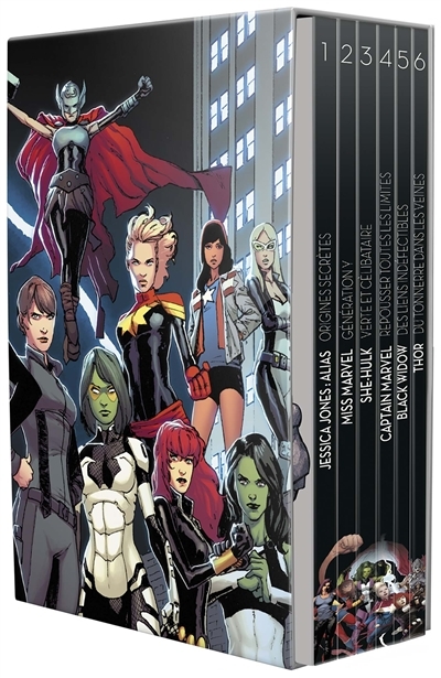 Coffret Marvel Super-héroïnes (BD)