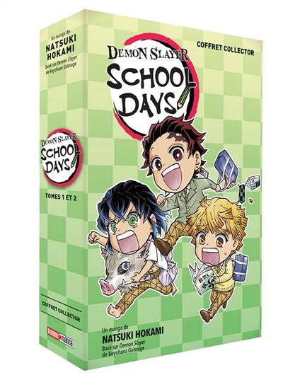 Coffret Demon Slayer School Days Tome 1 & Tome 2 (Manga)