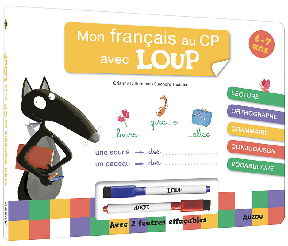 MON FRANÇAIS AU CP AVEC LOUP (Cartonné)