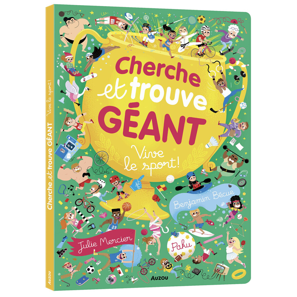 CHERCHE ET TROUVE GÉANT - VIVE LE SPORT ! (Cartonné)