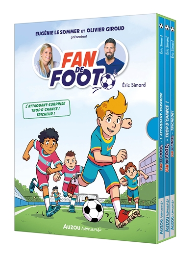Fan de foot : coffret bibliothèque 1 : tomes 1 à 3 (Coffret)