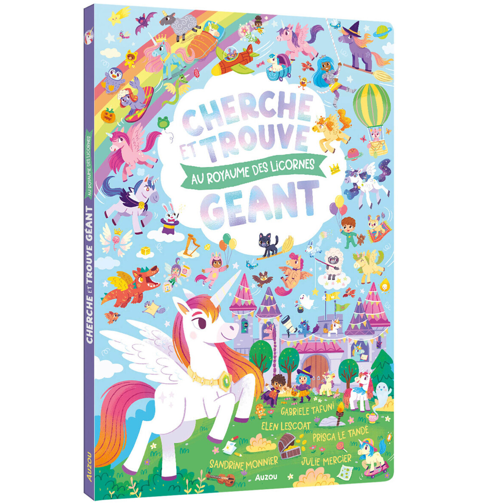 CHERCHE ET TROUVE GÉANT - AU ROYAUME DES LICORNES (Cartonné)