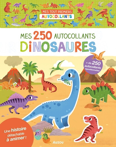Dinosaures - mes 250 autocollants (Broché)