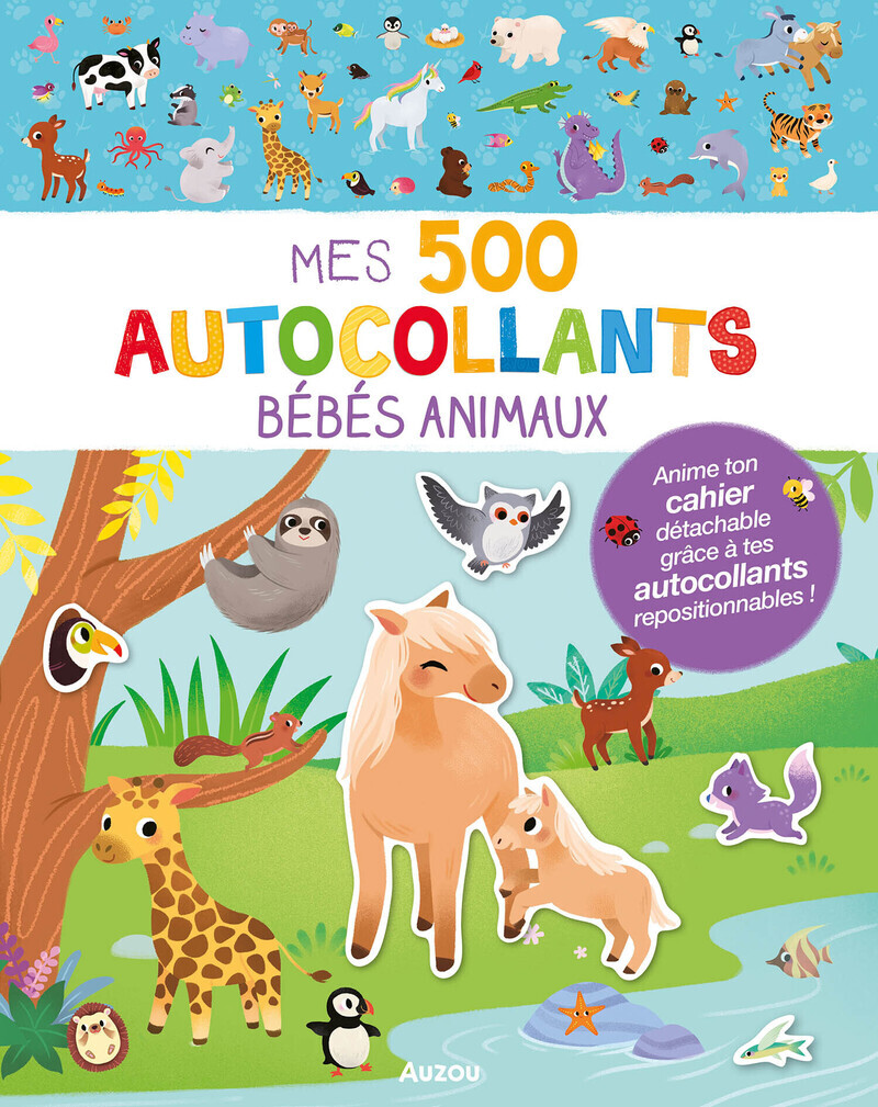 Bébés animaux - mes 500 autocollants (Broché)