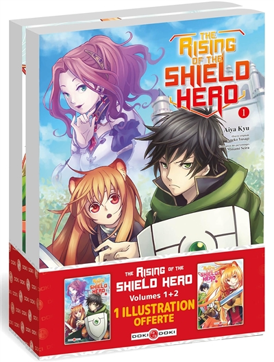 The Rising of the Shield Hero - pack vol. 1 & 2 + Exlibris (Manga)