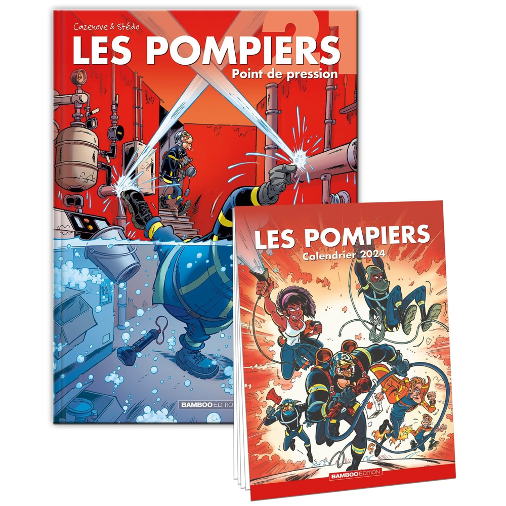 Les Pompiers - tome 21 + calendrier 2024 offert - Point de pression (BD)