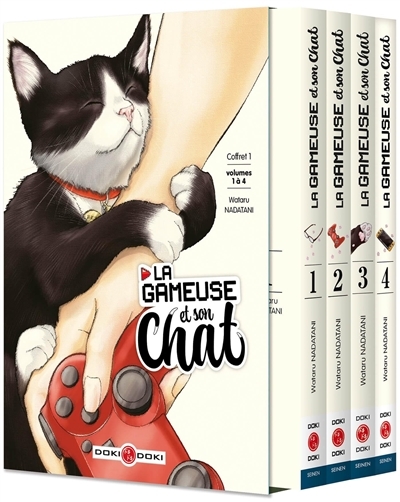 La Gameuse et son chat - Coffret vol. 1 à 4 (Manga)